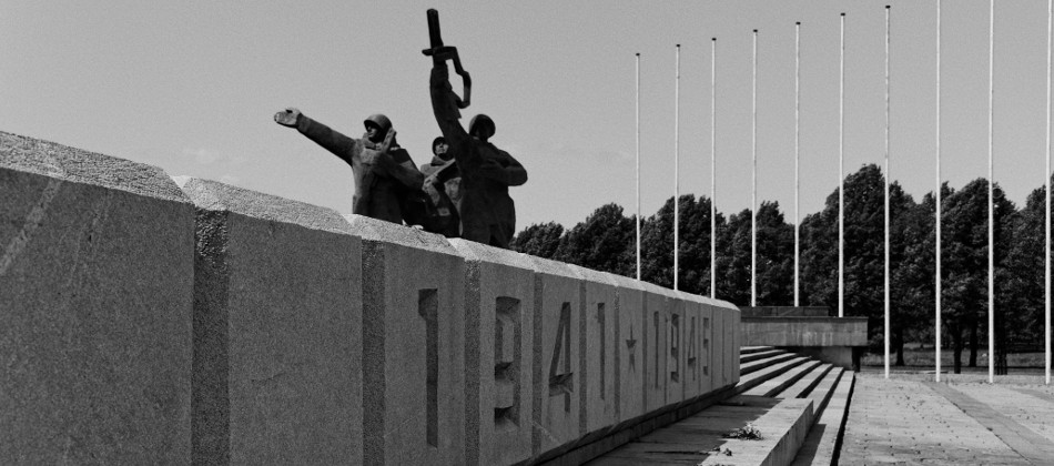 Bild: Das sowjetische Siegesdenkmal in Riga.