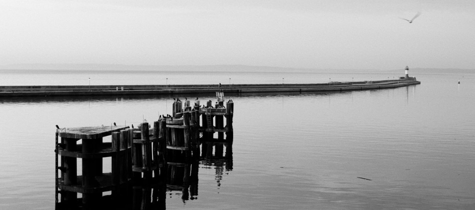Bild: Morgenstimmung im Hafen von Sassnitz - Insel Rügen.