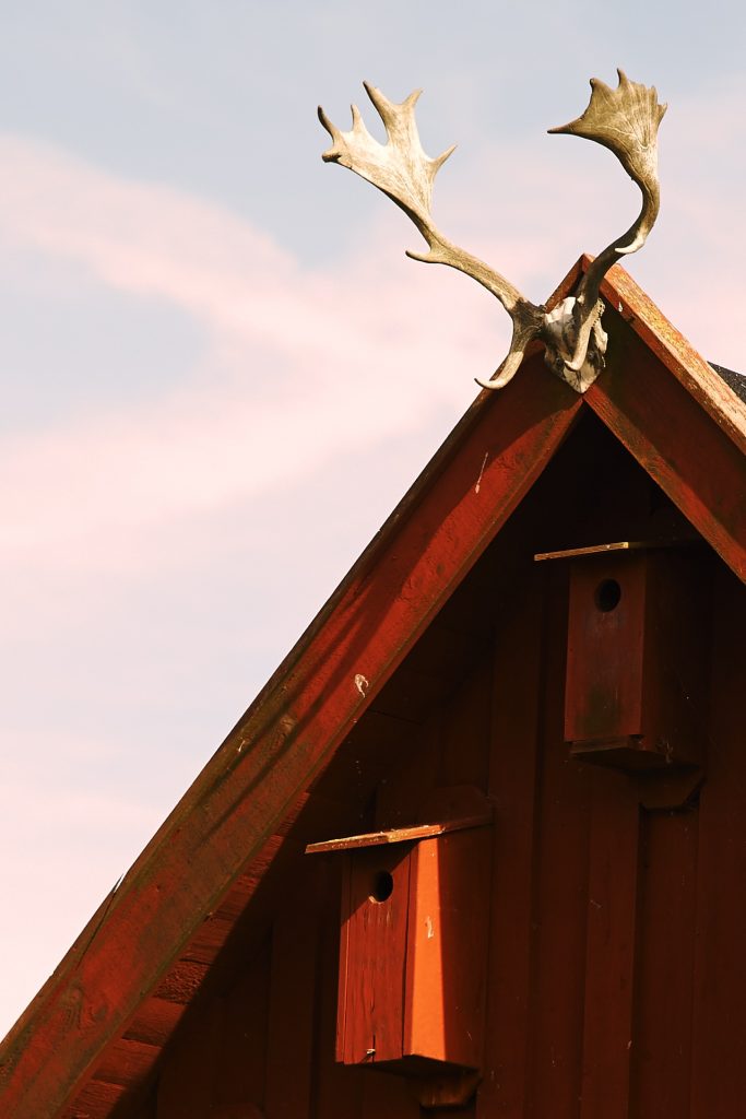 Bild: Giebel eines Bauernhauses in der Stora Alvaret auf der Insel Öland mit NIKON D700 und AF-S NIKKOR 24-120 mm 1:4G ED VR.
