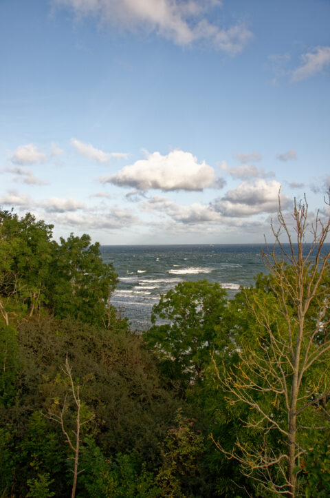Bild: An der Fallada-Sicht in der Nähe des Kap Arkona auf der Insel Rügen. Foto (c) 2020 by Bert Ecke. Klicken Sie auf das Bild um es zu vergrößern.
