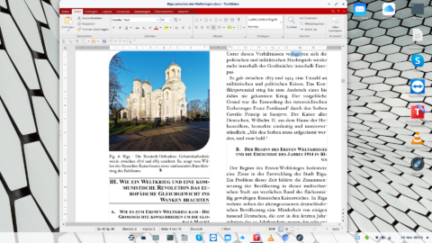 Bild: Die FreeOffice Anwendung TextMaker. Das kommerzielle ZORIN OS Linux als Betriebssystem. Klicken Sie auf das Bild um es zu vergrößern.