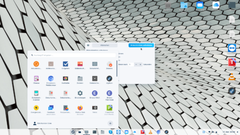 Bild: Der Desktop von ZORIN OS PRO 16 ist hervorragend umgesetzt. Klicken Sie auf das Bild um es zu vergrößern.