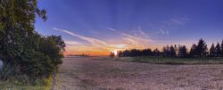 Bild: Sonnenuntergang bei Greifenhagen im Unterharz. Klicken Sie auf das Bild um es zu vergrößern.